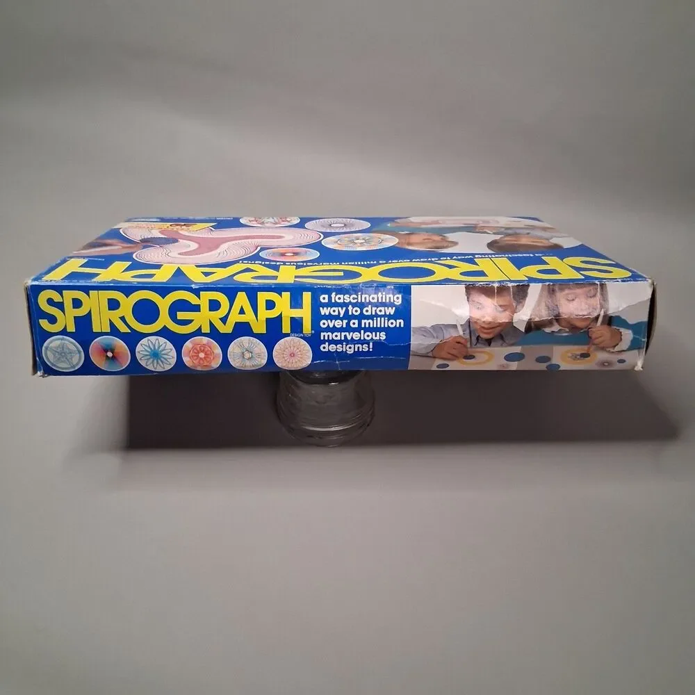Vintage 1990's SPIROGRAPH Board Game Celebrating 25 Years Edition Incomplete